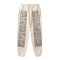 Saint Michael ST334 Grid Panel Graphic Sweatpants