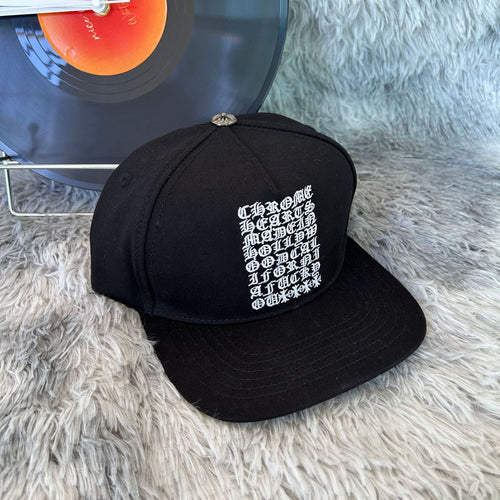 Chrome Hearts CH Black Baseball Cap Hat