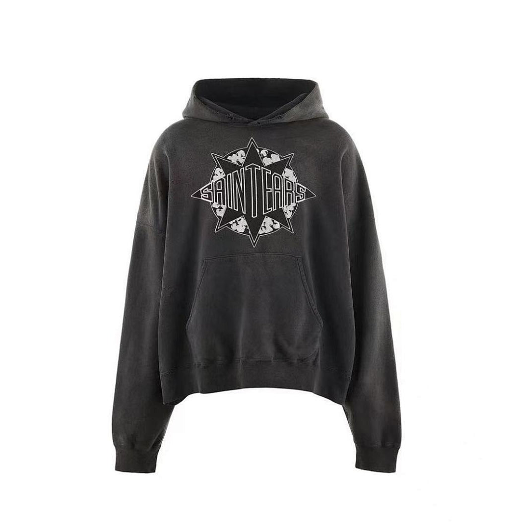 Saint Michael ST915 Gothic Cross Graphic Hoodie