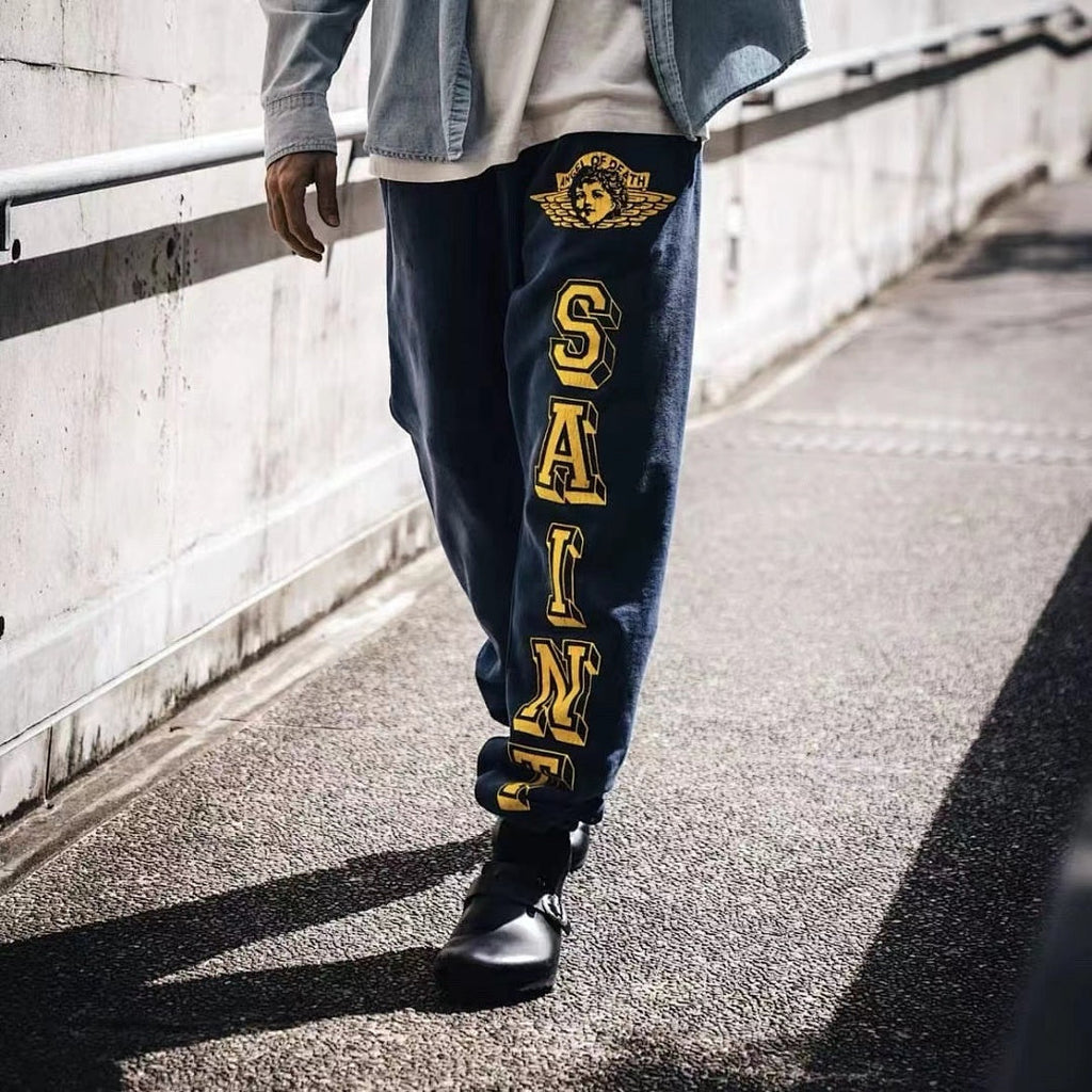 Saint Michael ST926 Vertical Logo Badge Sweatpants