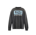 Saint Michael Love Patchwork Graphic Sweatshirt