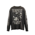 Saint Michael Tempest Graphic & Back Script Sweatshirt