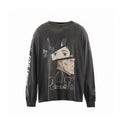 Saint Michael Character Artwork & Text Graphic Sweatshirt