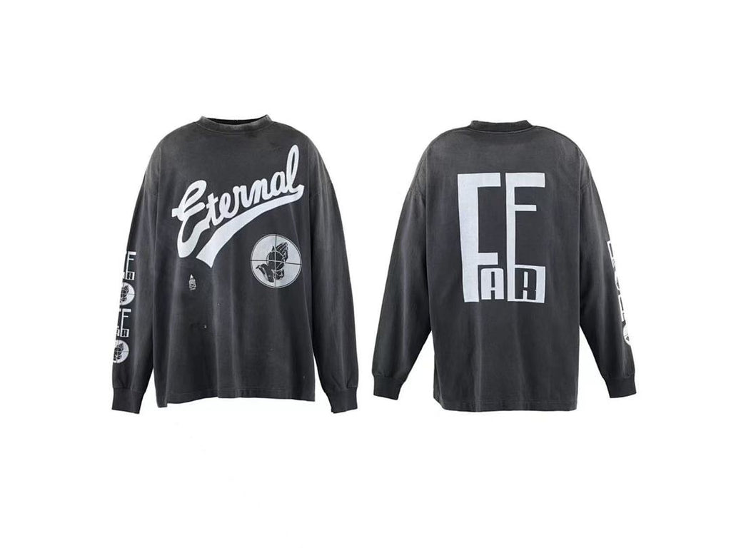 Saint Michael Cursive Script & Back Monogram Sweatshirt