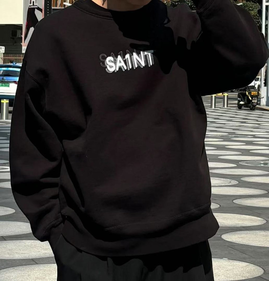 Saint Michael ST1029 Minimal Chest Logo Sweatshirt