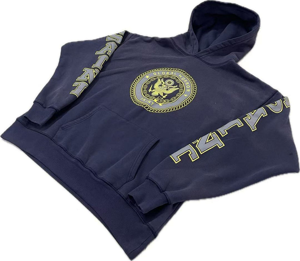 Saint Michael ST1032 Crest Graphic Hoodie