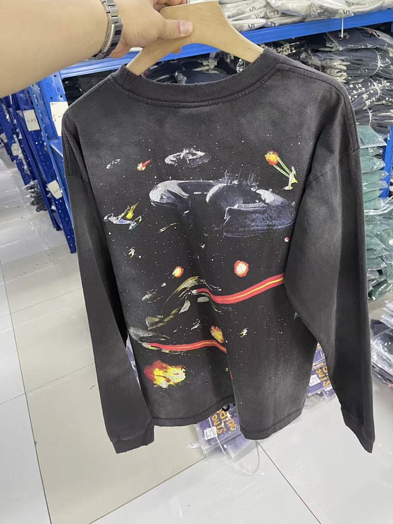 Saint Michael Rocket Graphic & Multi-Print Sweatshirt