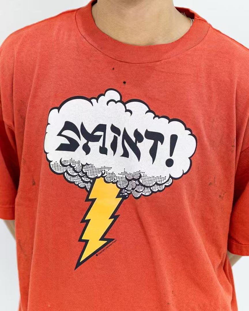 Saint Michael Lightning Graphic Tee