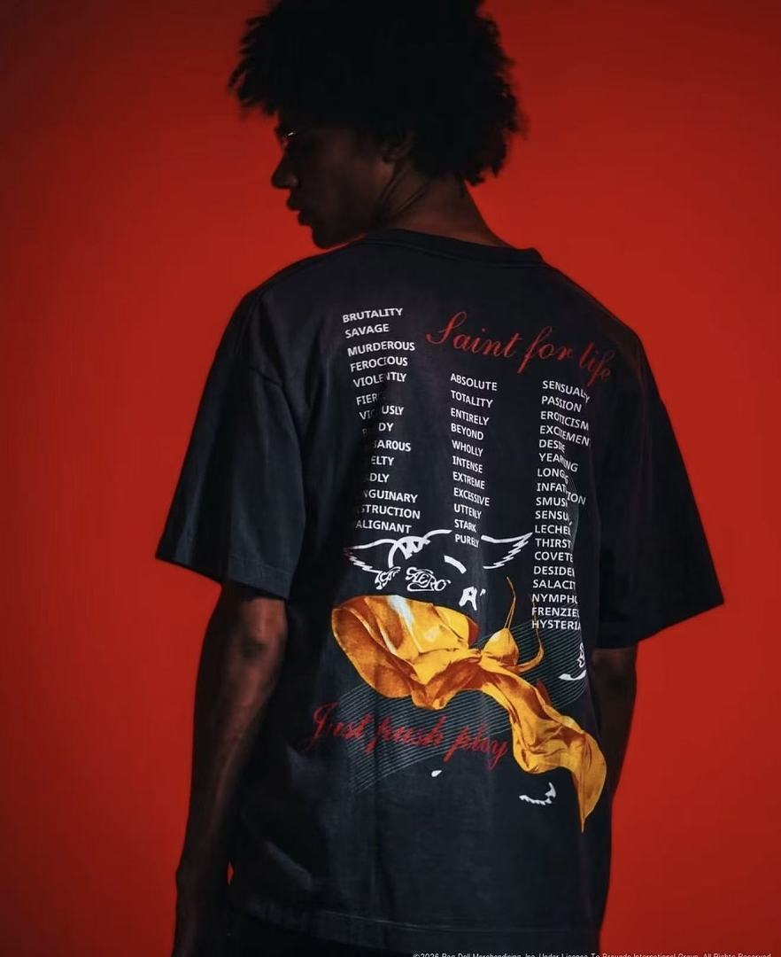Saint Michael Illustrated Graphic Tee