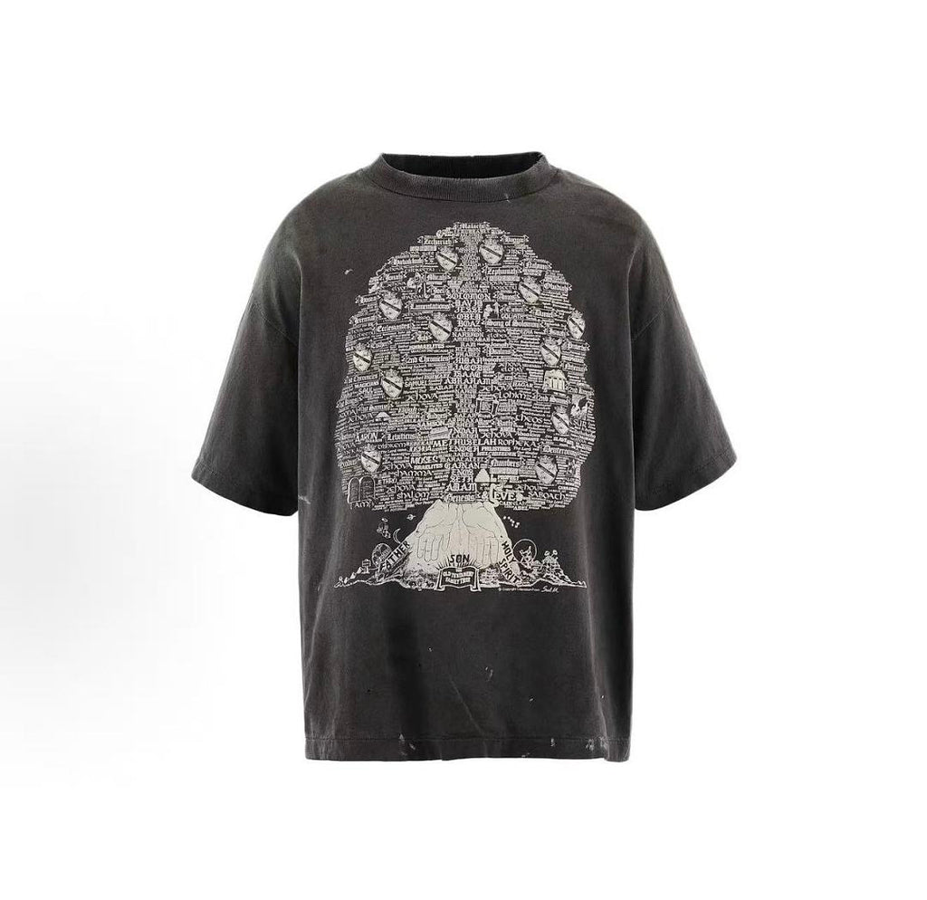 Saint Michael Skull Graphic Tee