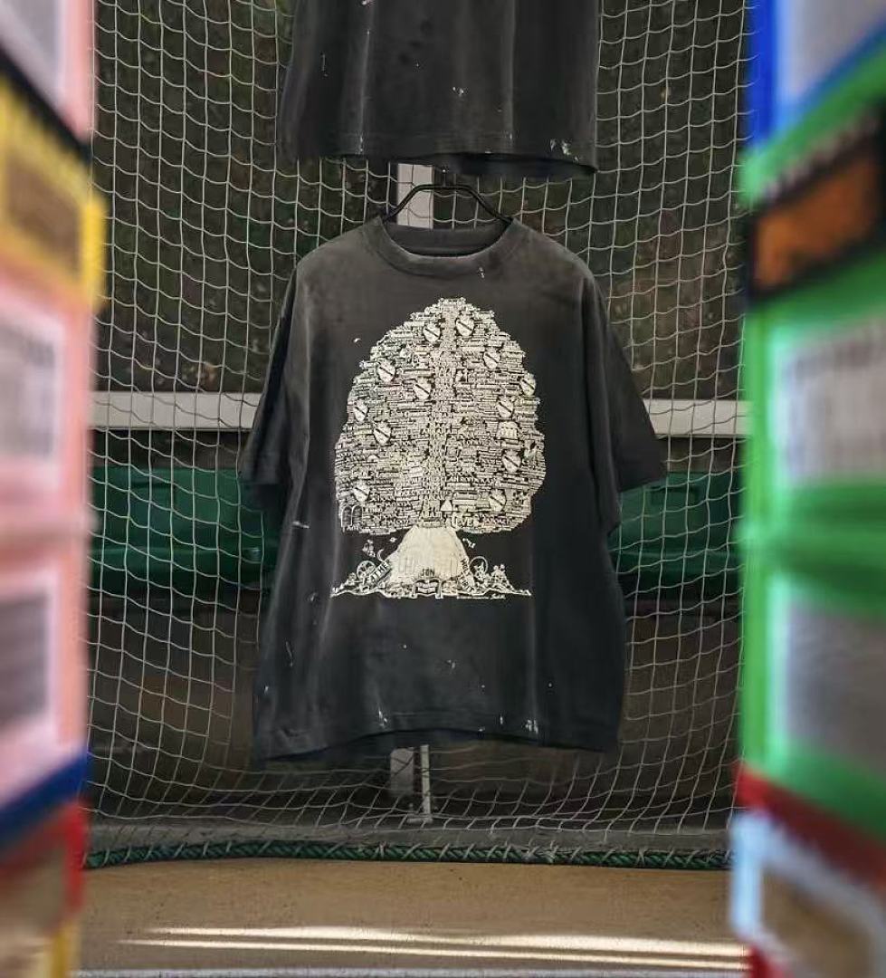Saint Michael Skull Graphic Tee