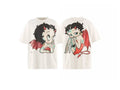 Saint Michael Devil Boop Graphic Double-Sided T-Shirt