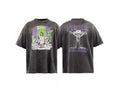 Saint Michael Graphic Art Vintage Washed Crewneck T-Shirt