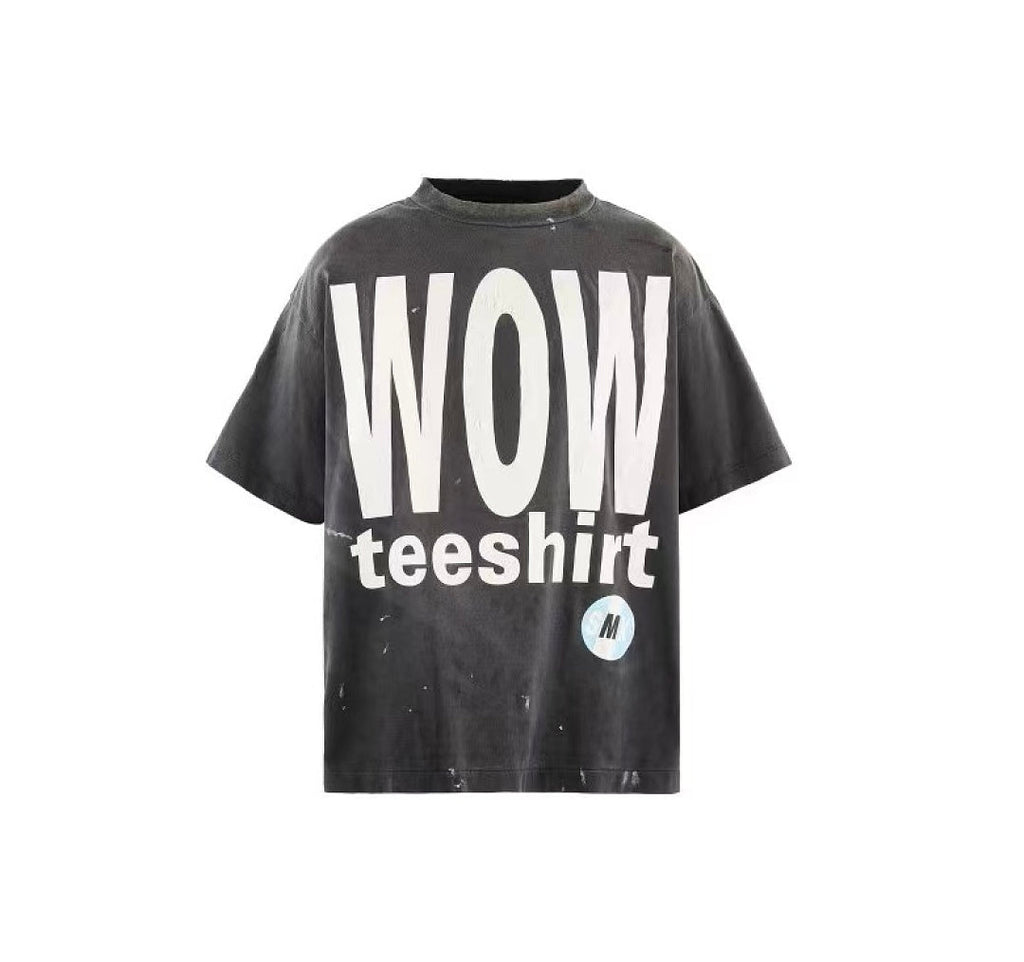 Saint Michael Distressed Graphic Slogan Vintage T-Shirt