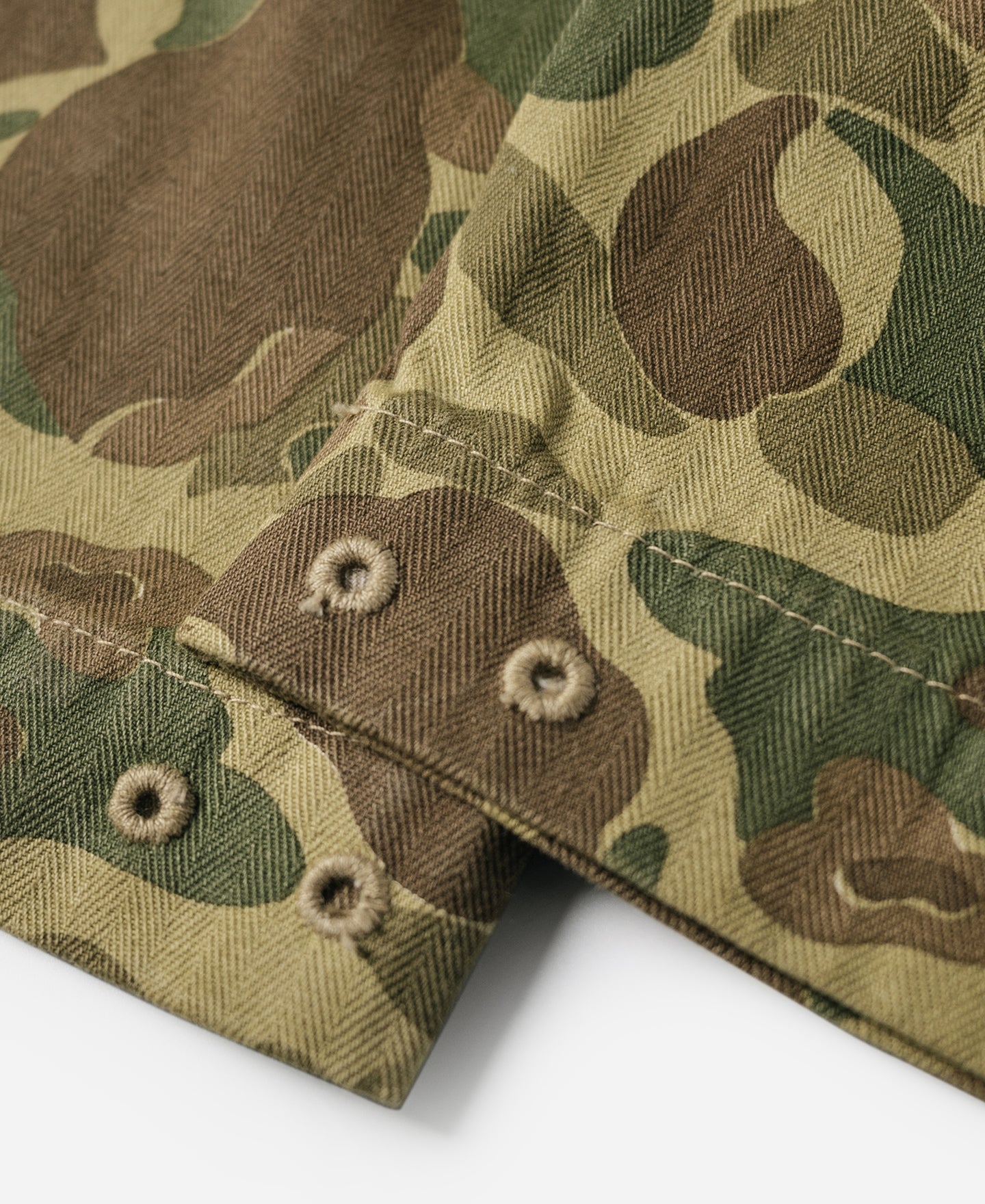 US Army M-1943 Herringbone Cotton Camouflage Pants (Modified)