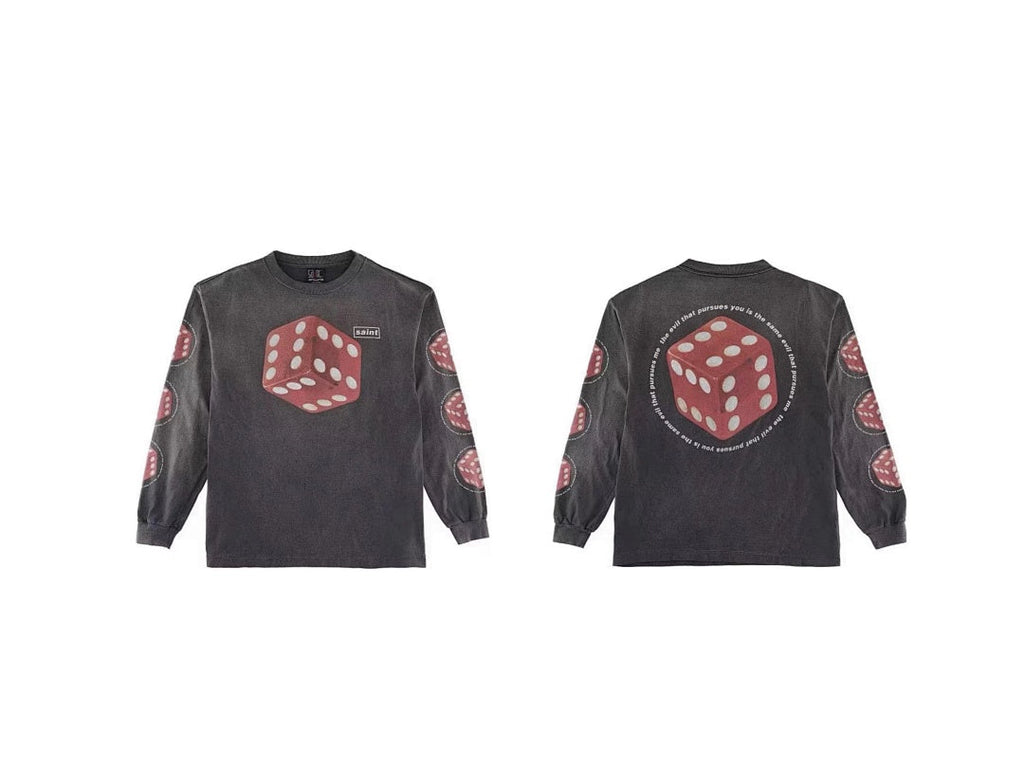 Saint Michael Graphic Long Sleeve T-Shirt