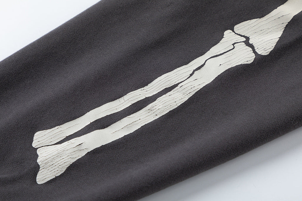 Saint Michael ST148 Skeleton Graphic Hoodie