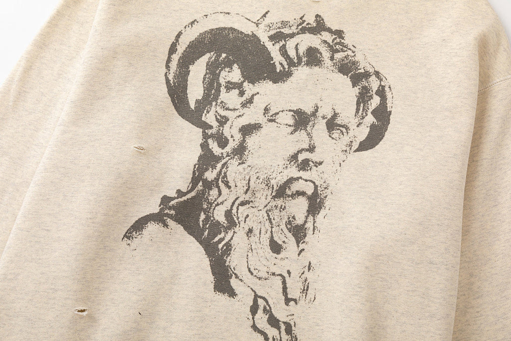 Saint Michael ST331 Multi-Graphic Sleeve Print Sweatshirt
