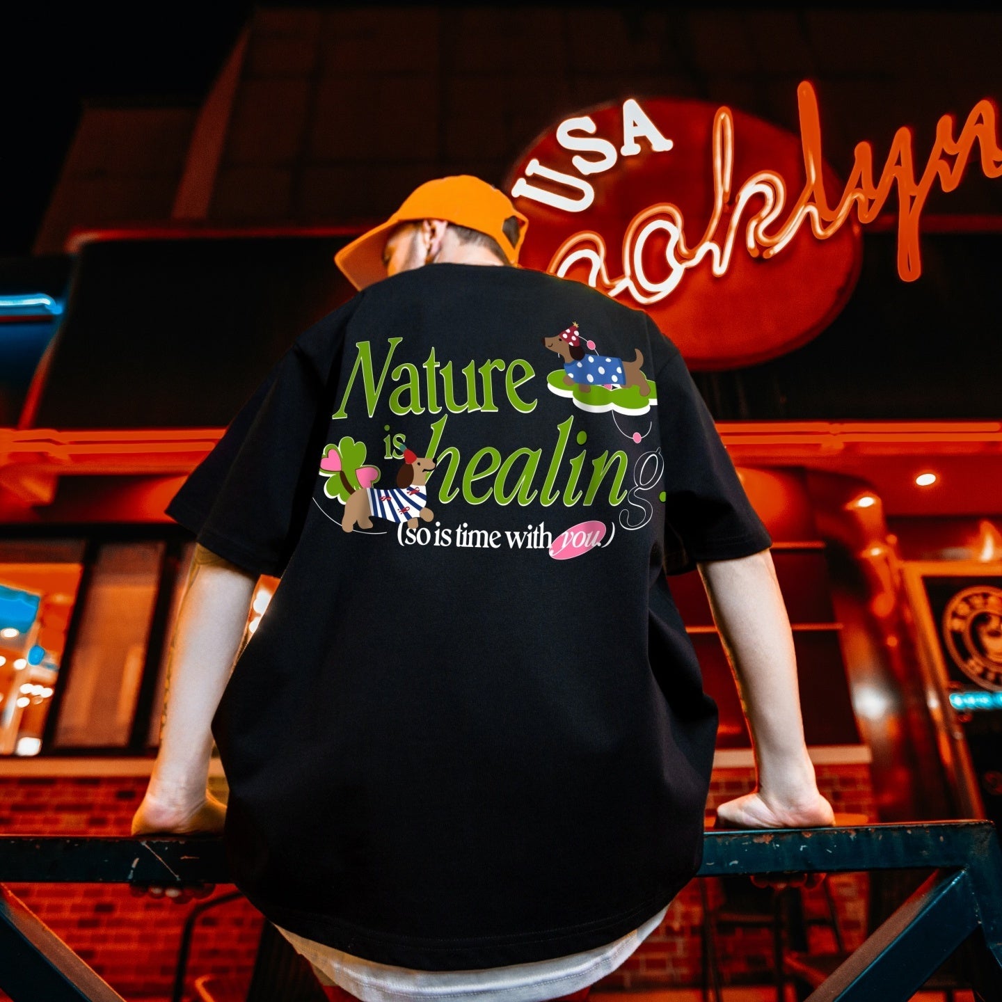#HS-DT2002# Trendy Casual Short-Sleeved T-Shirt