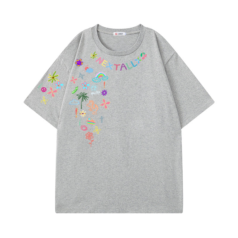 #HS-DT2005# Trendy Casual Short-Sleeved T-Shirt