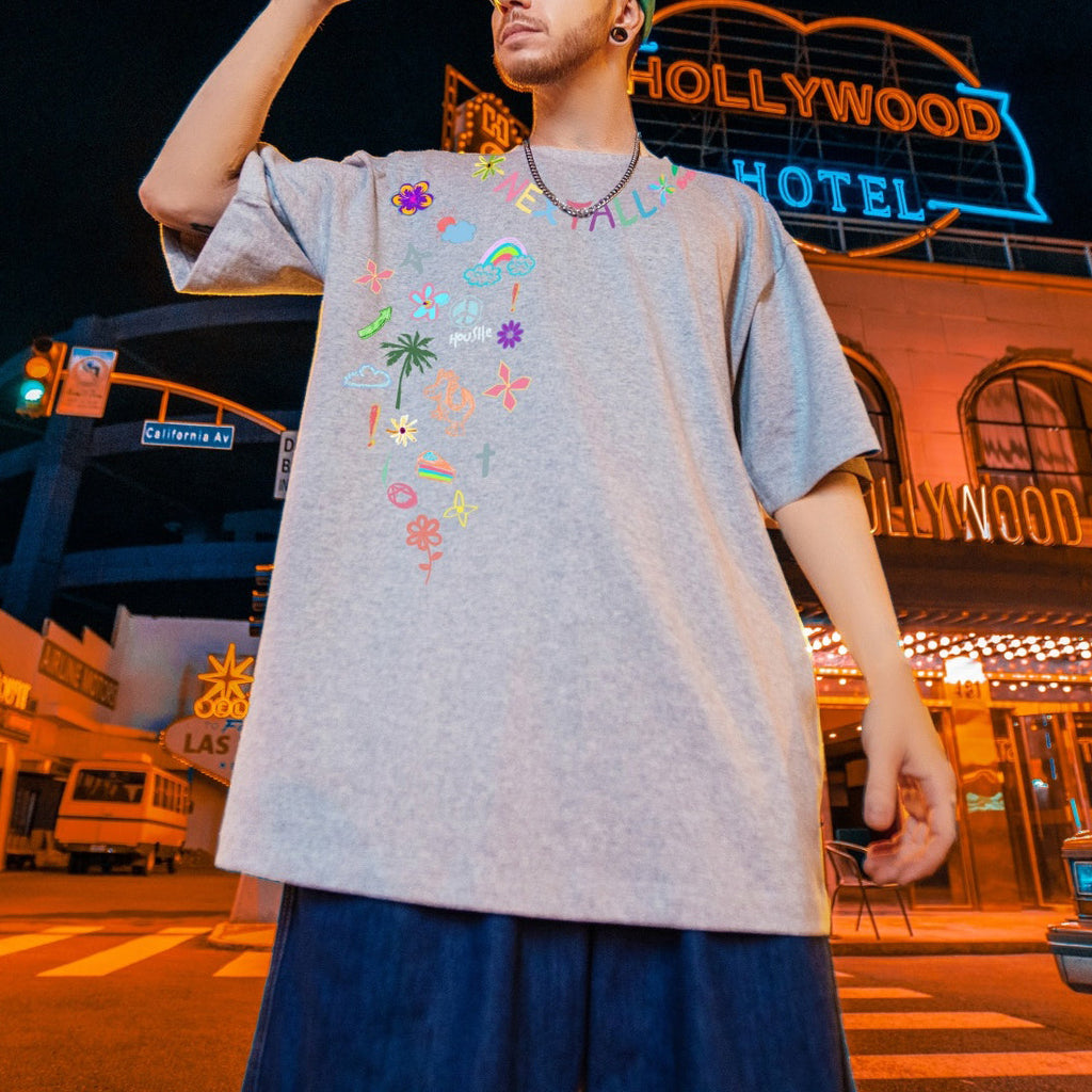 #HS-DT2005# Trendy Casual Short-Sleeved T-Shirt