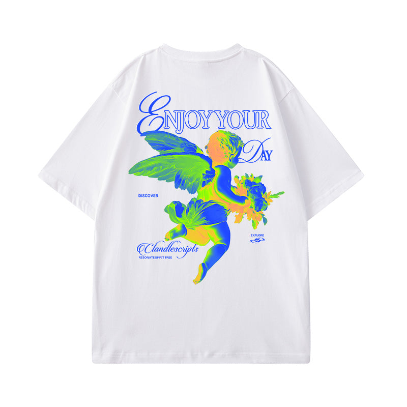 #HS-DT2011# Trendy Casual Short-Sleeved T-Shirt