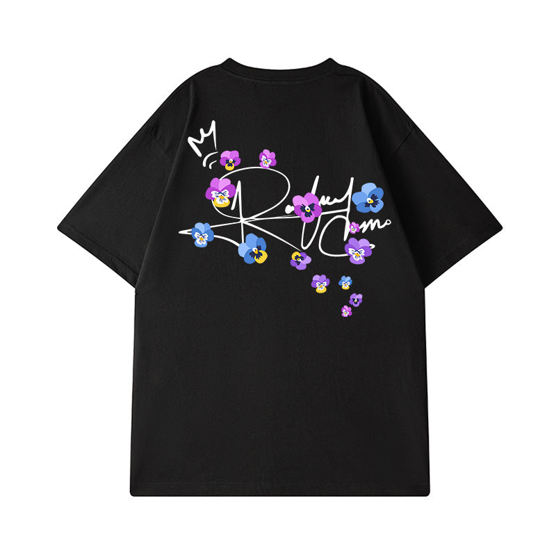 #HS-DT2018# Trendy Casual Short-Sleeved T-Shirt