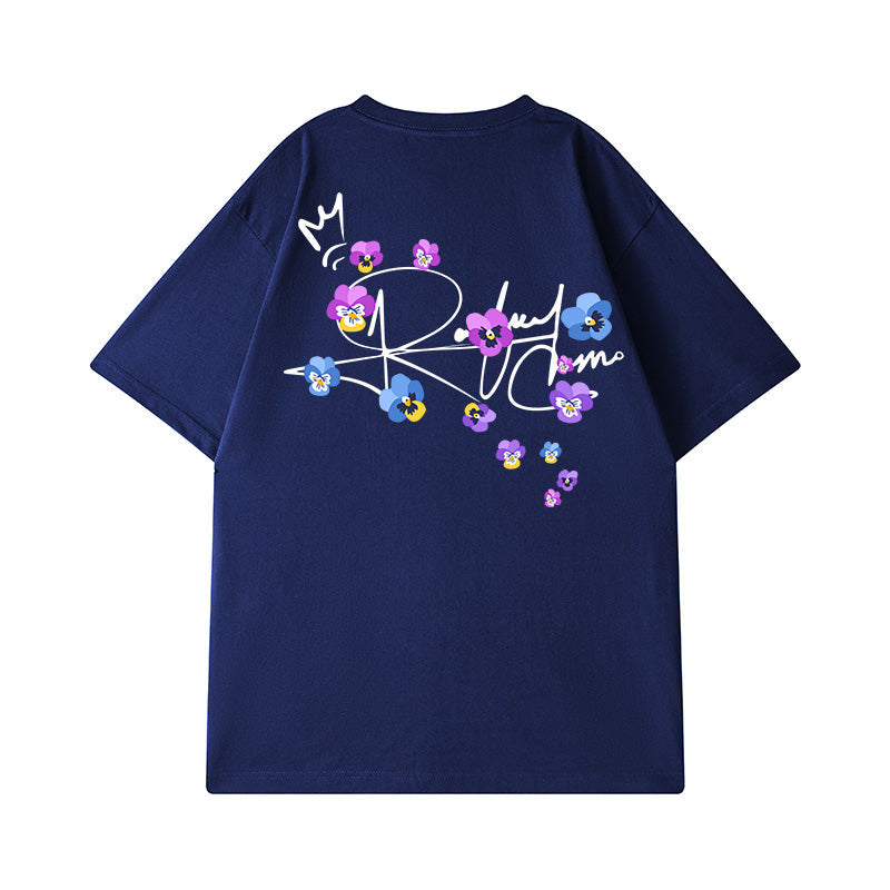 #HS-DT2018# Trendy Casual Short-Sleeved T-Shirt