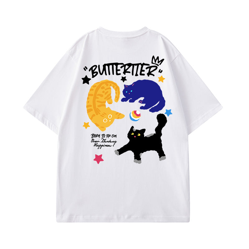 #HS-DT2034# Trendy Casual Short-Sleeved T-Shirt