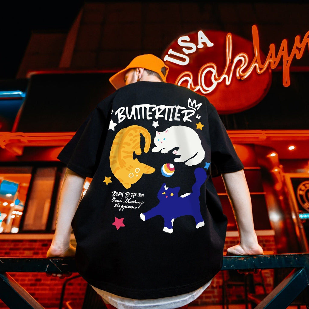 #HS-DT2034# Trendy Casual Short-Sleeved T-Shirt