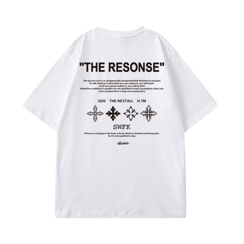 #HS-DT2035# Trendy Casual Short-Sleeved T-Shirt