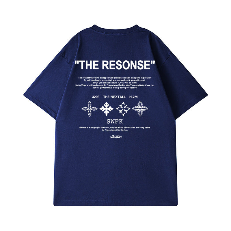 #HS-DT2035# Trendy Casual Short-Sleeved T-Shirt