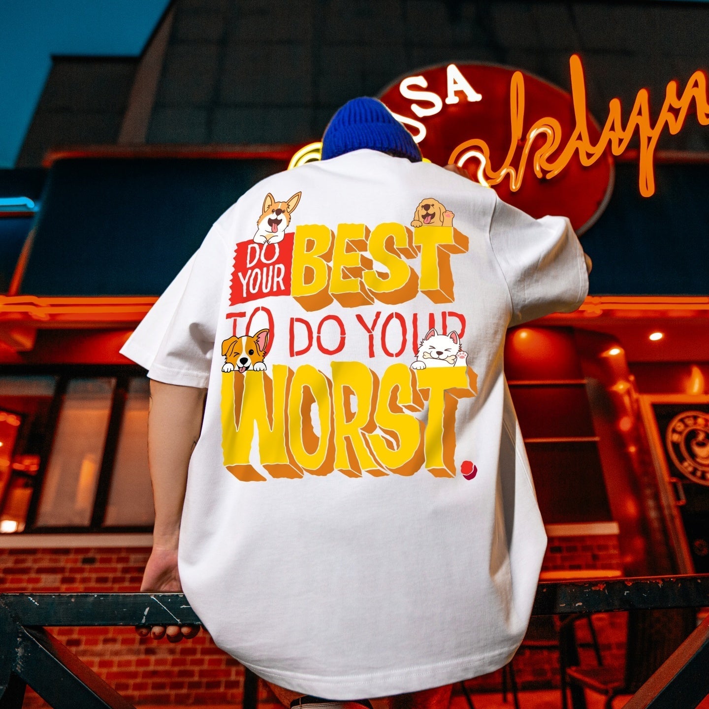 #HS-DT2086# Trendy Casual Short-Sleeved T-Shirt