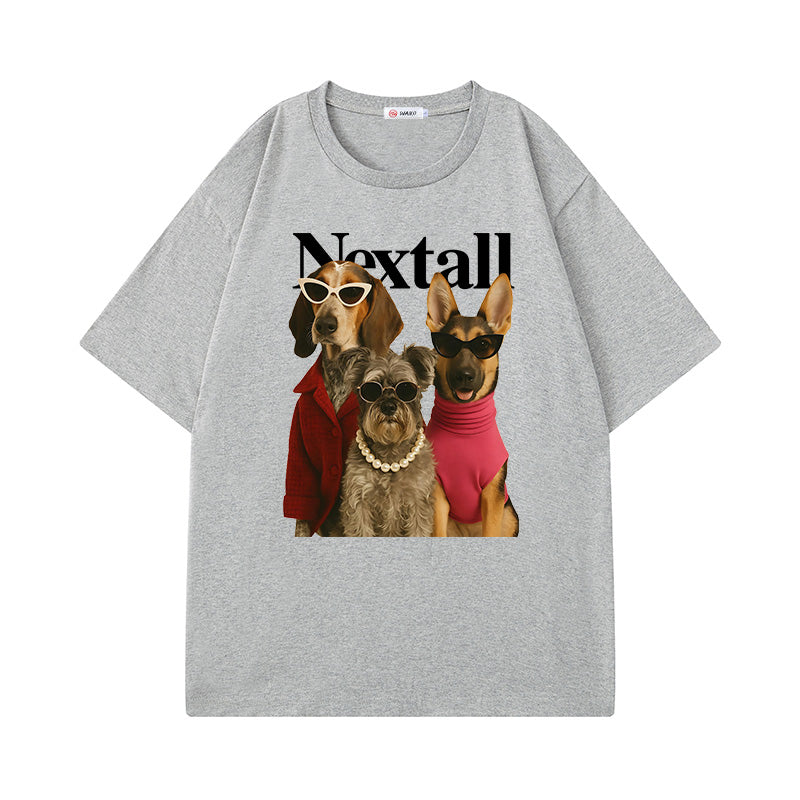 #HS-DT2088# Trendy Casual Short-Sleeved T-Shirt