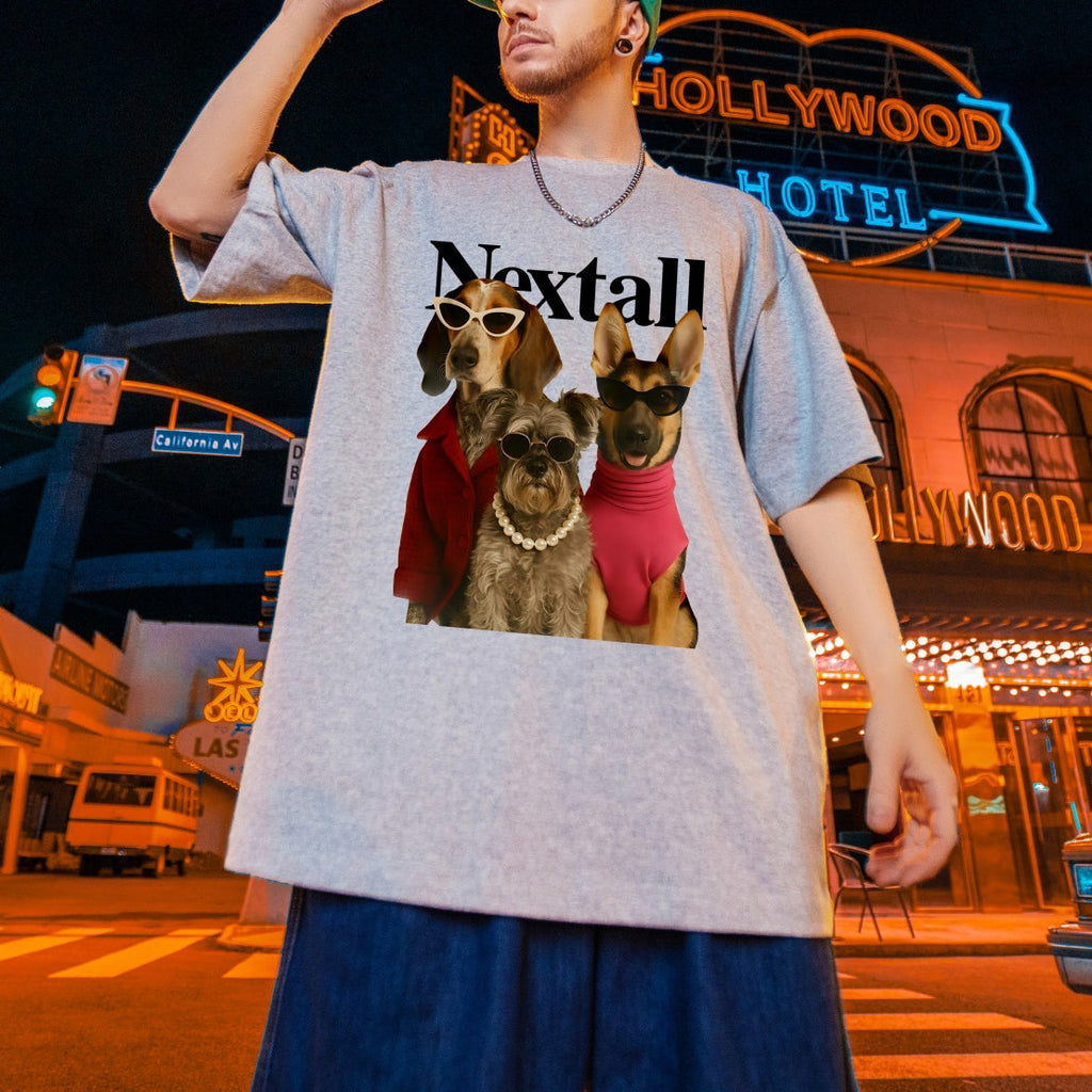 #HS-DT2088# Trendy Casual Short-Sleeved T-Shirt