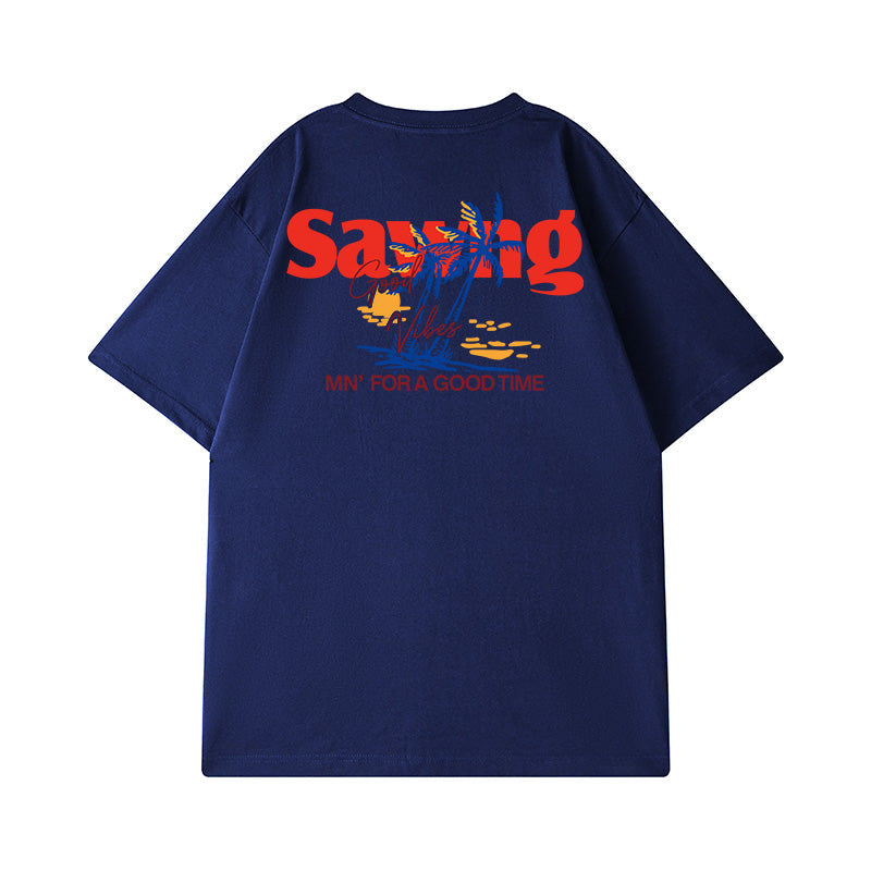 #HS-DT2104# Trendy Casual Short-Sleeved T-Shirt