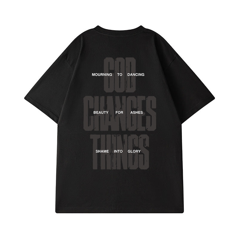 #HS-DT2108-1# Trendy Casual Short-Sleeved T-Shirt