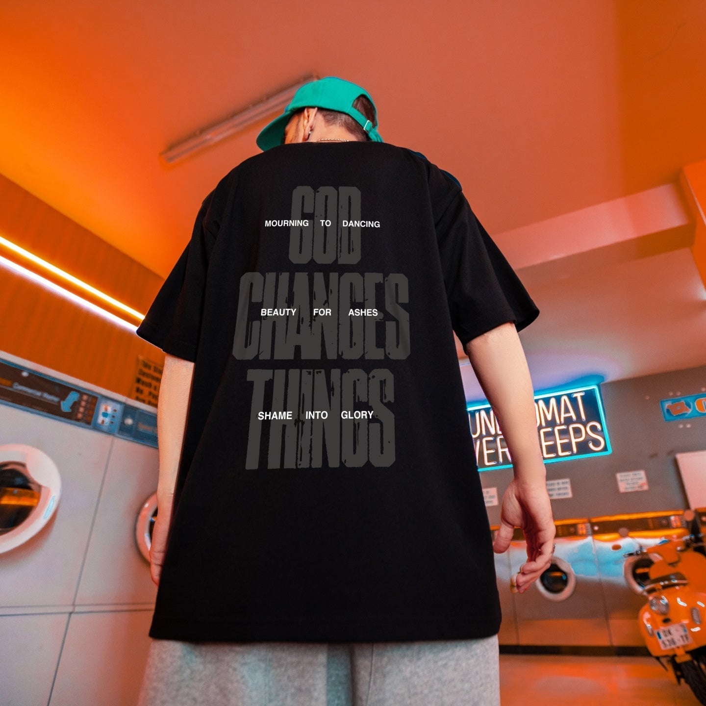 #HS-DT2108-1# Trendy Casual Short-Sleeved T-Shirt