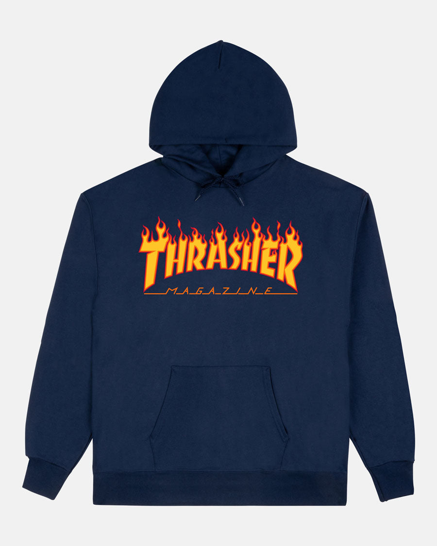 FLAME - HOODIE - NAVY