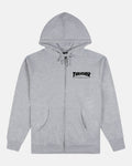 MAG LOGO - ZIP UP HOODIE - GREY