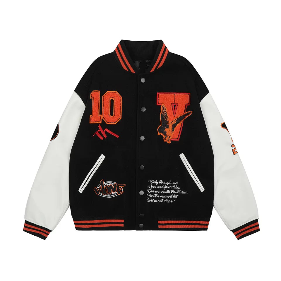 VLONE 10th Anniversary Eagle Varsity Jacket