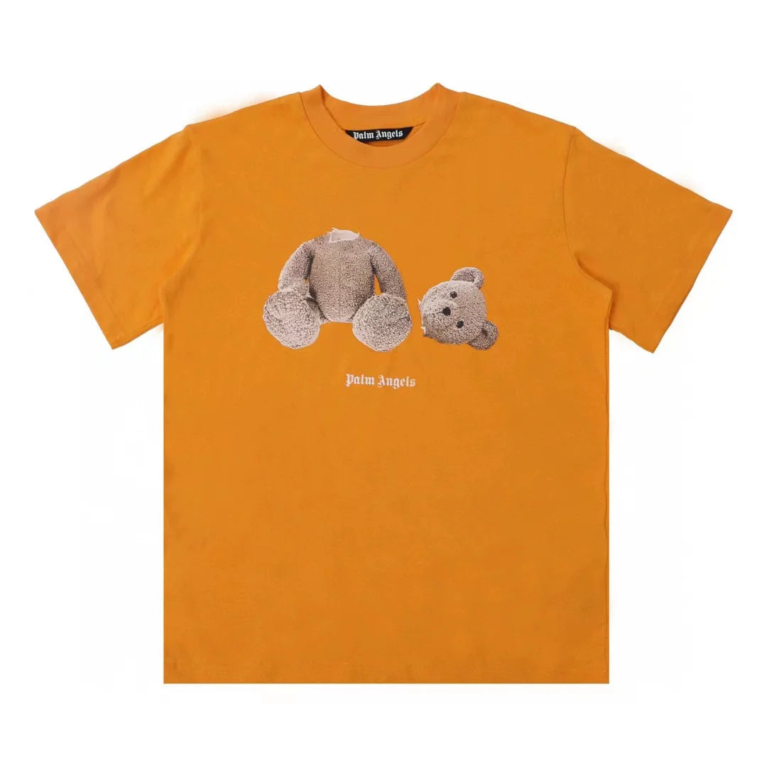 Palm Angel Orange Broken Bear Graphic Tee