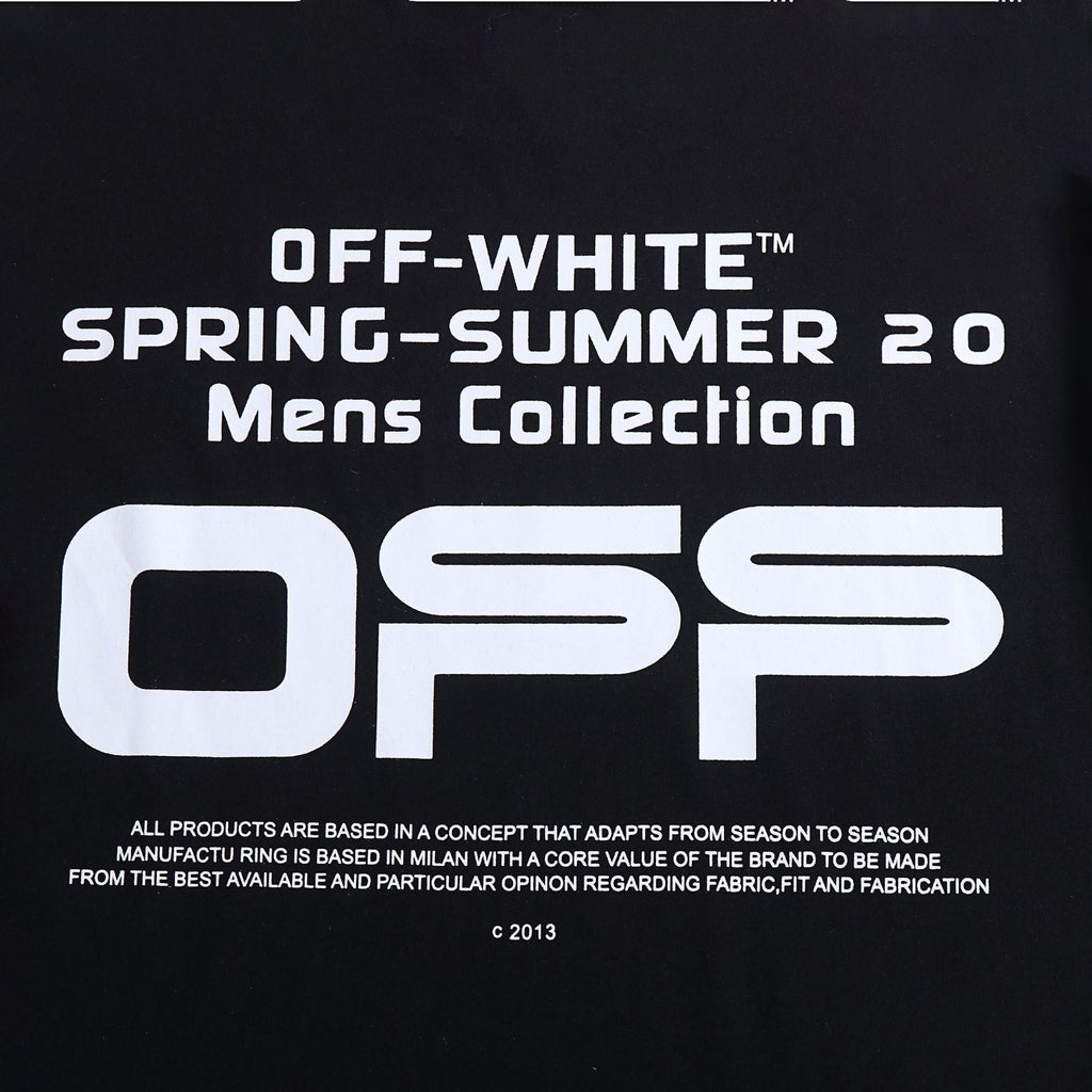 Ow T Shirts Printed Male and Female Trendy Brand Short Sleeve