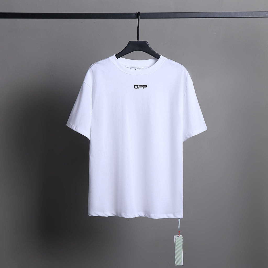 Ow T Shirts Printed Male and Female Trendy Brand Short Sleeve