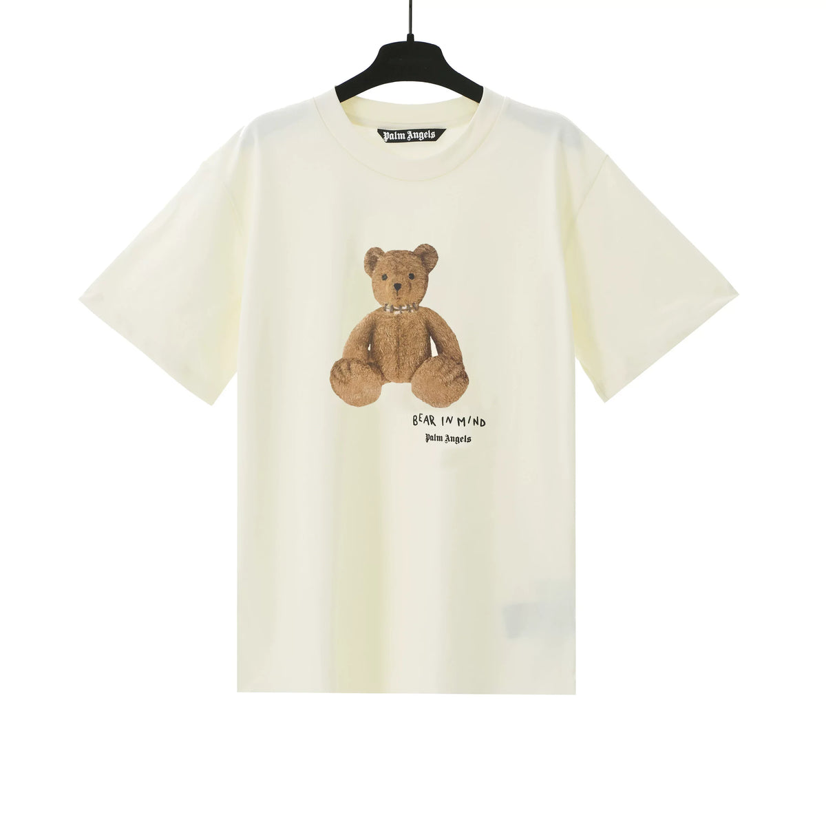 Palm Angels Cream Bear Graphic Tee