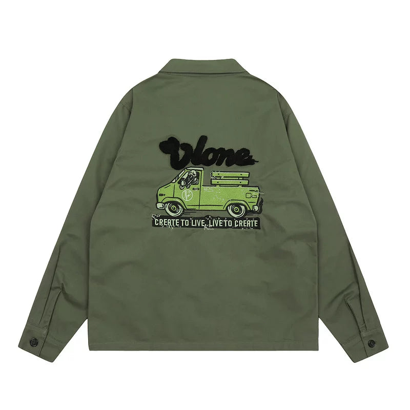VLONE Truck Graphic Work Jacket