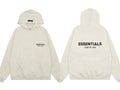 Fog Essentials Oat‑Heather Oversized Pullover Hoodie