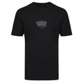 Yelir Grey Abstract Claw Graphic Black Short Sleeve Crew Neck T-Shirt