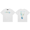 VLONE Van Gogh Art Painting FRIENDS‑ Big V Logo Short Sleeve T‑Shirt