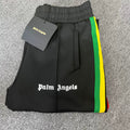 Palm Angels Black Color Block Stripe Track Pants Unisex